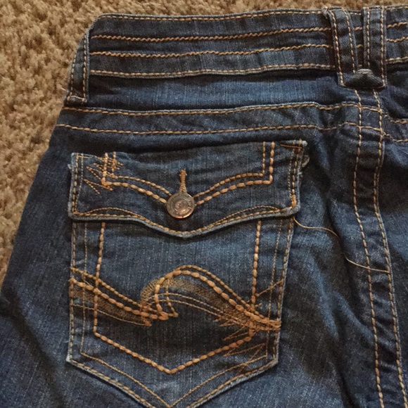 Underground Soul distressed jean shirts Sz 9 - Picture 7 of 12